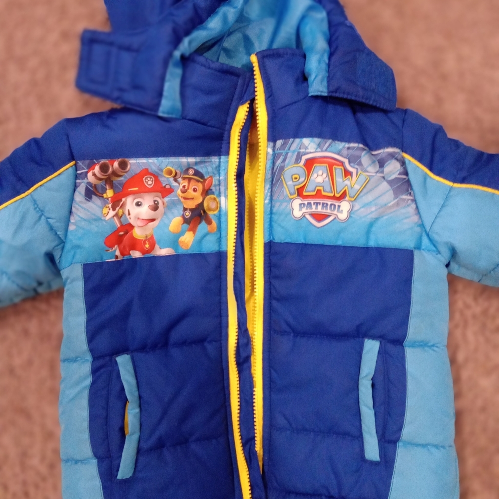 Paw patrol puffer coat